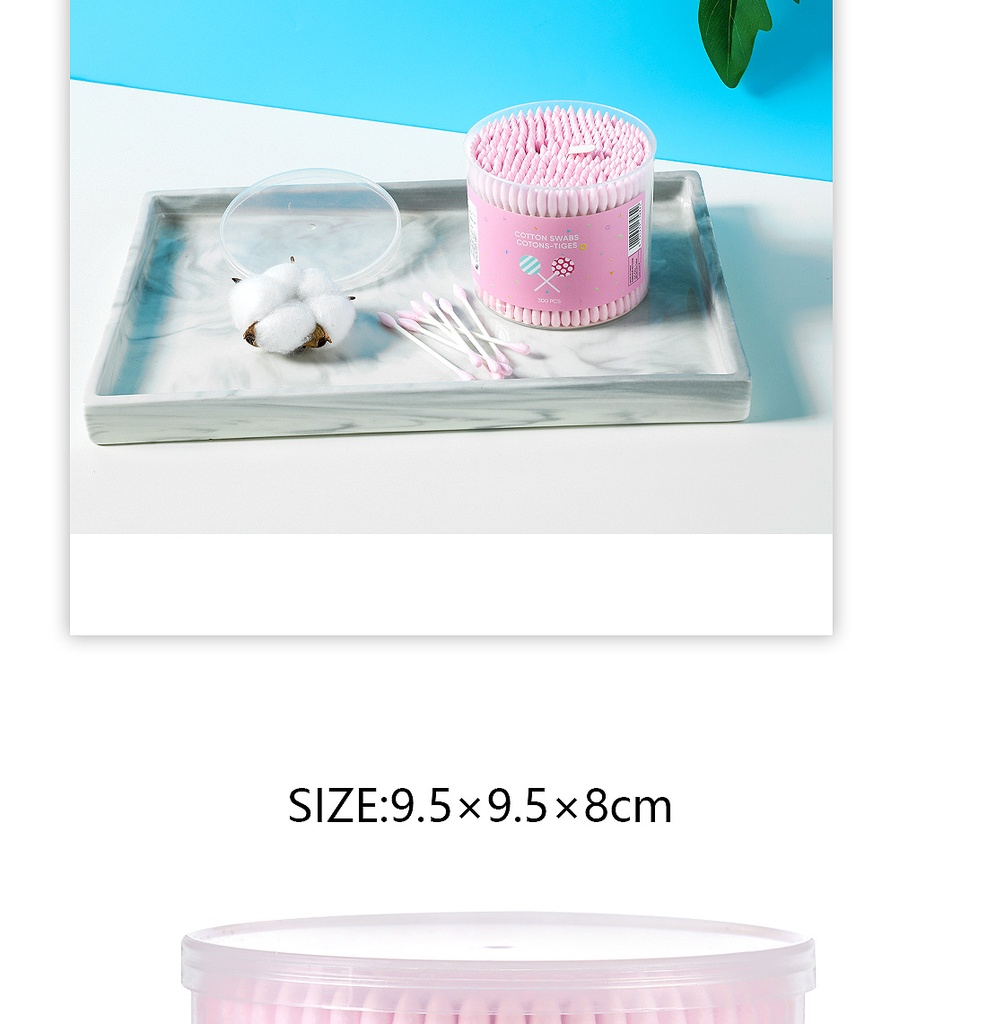 Candy Time Cotton Swabs (300 Count)(Rose)