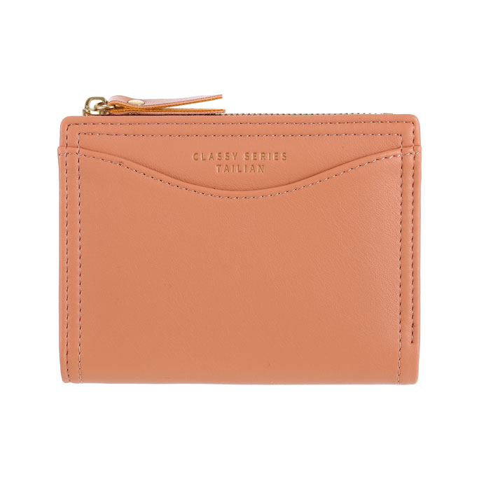Leisure Two fold Short Wallet Pink