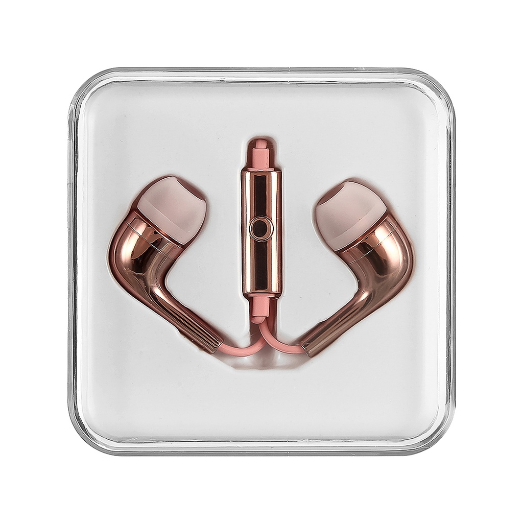 Earphones Model: HF233 (Chrome Pink)