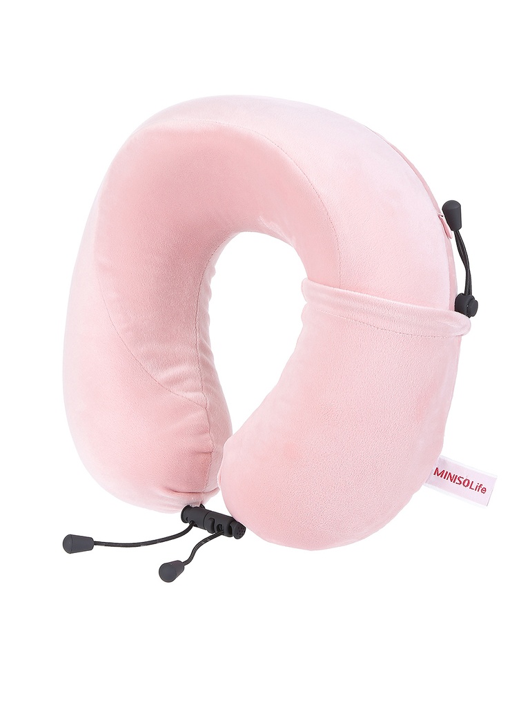 Foldable U Shaped Neck Pillow Pink
