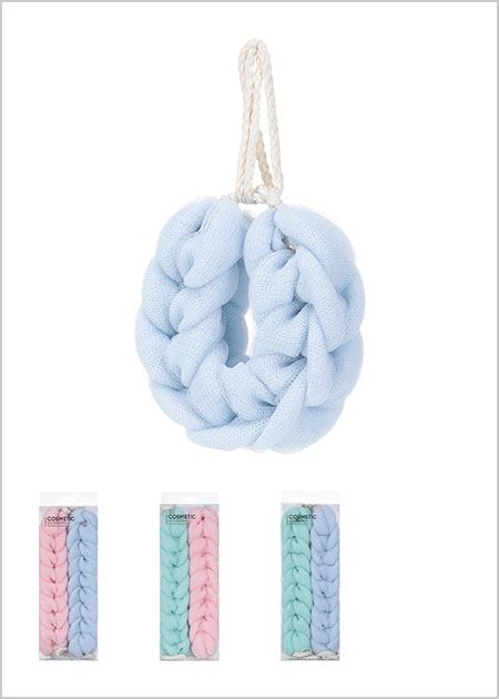 Mesh Bath Sponge Set