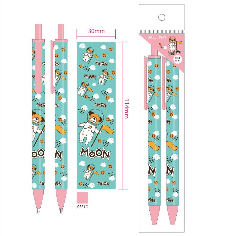 Ballpoint Pen Blue Ink space dog