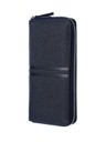 Men s Long Wallet with Zipper Blue